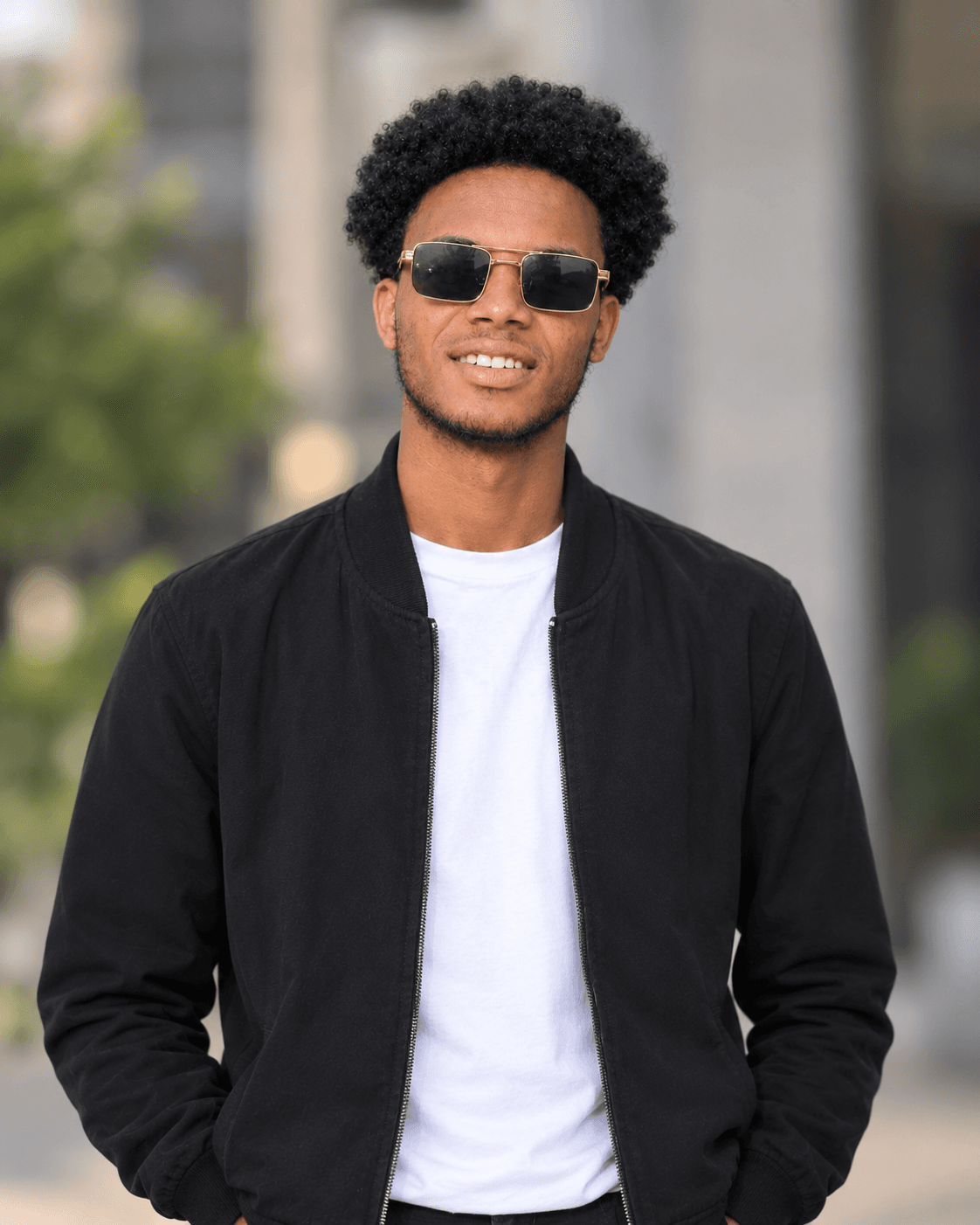 Getabalew Kemaw with sunglasses